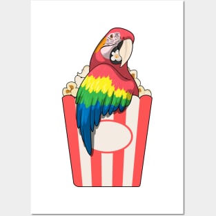 Parrot Popcorn Posters and Art